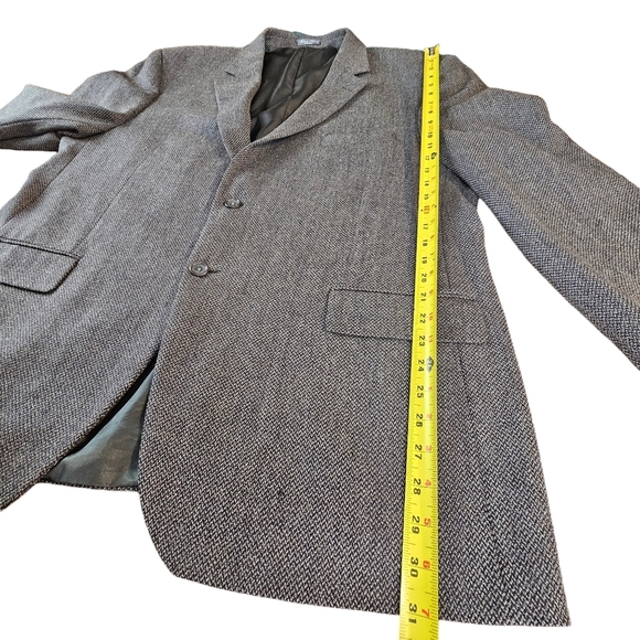 Maranzone by SFI Laime Wool Multi Colored Tweed Sports Coat Size 42L - Picture 13 of 16